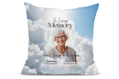 Personalized Memorial Throw Pillow