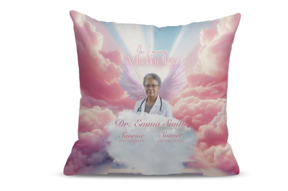 Personalized Memorial Throw Pillow