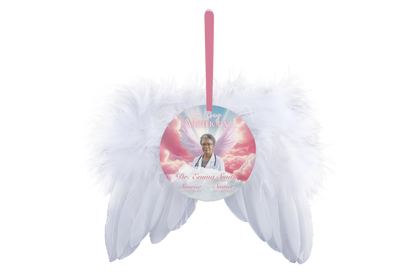 Personalized Angel Wing Memorial Ornament