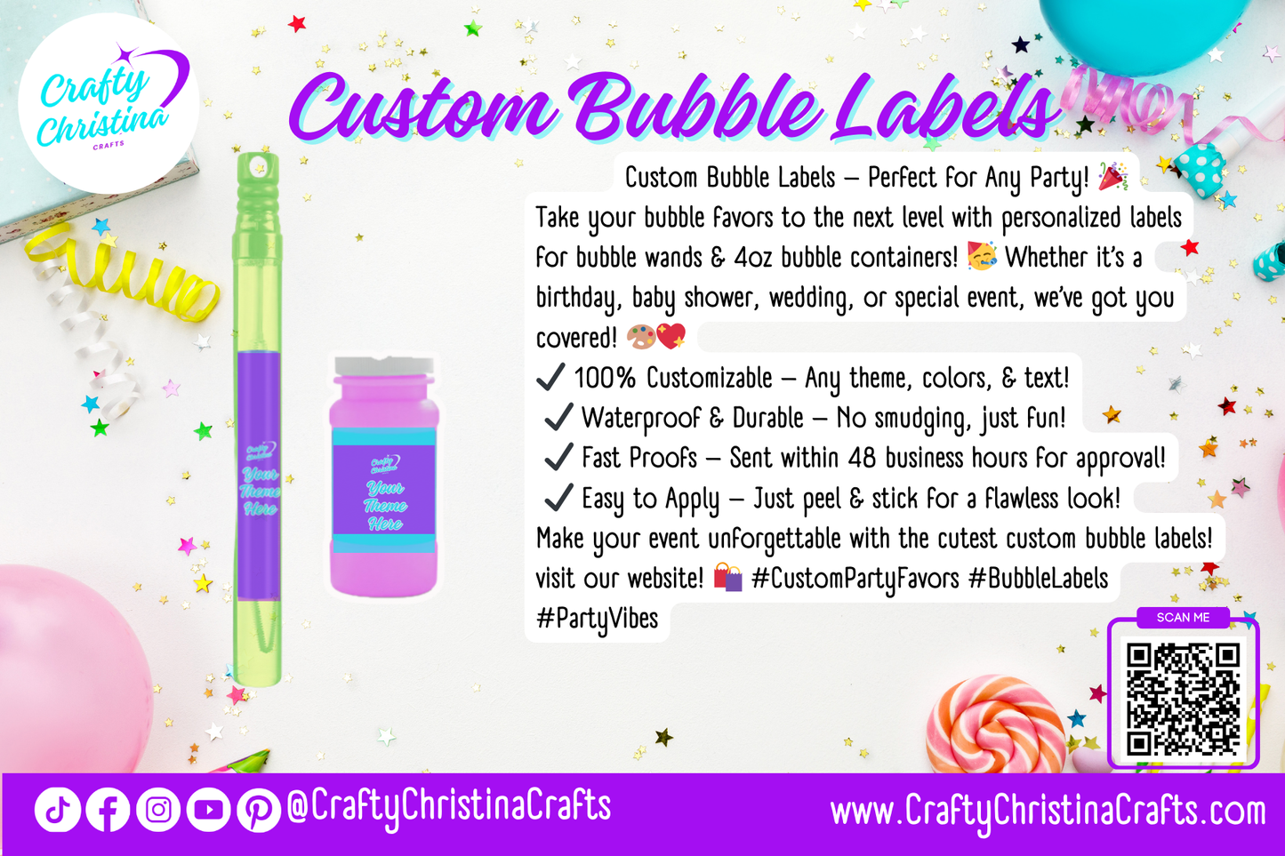 Custom Bubble Labels