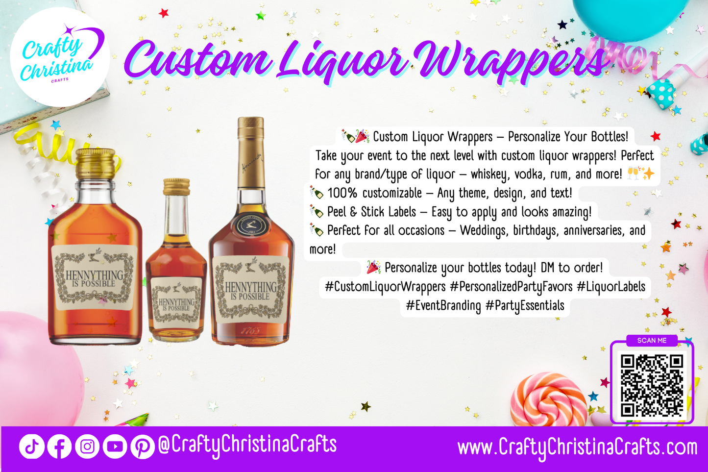 Custom Liquor Labels – Tailored to Any Occasion! 🍾🎉