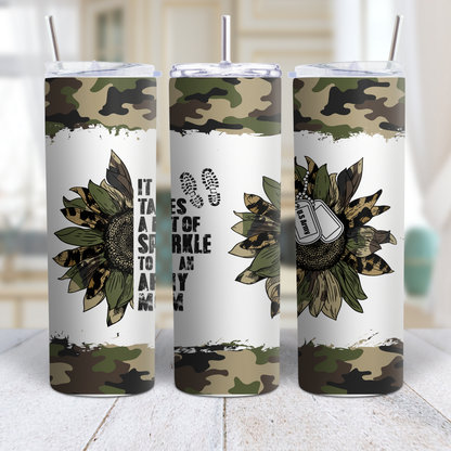 Army Mom Tumbler – Honor, Pride, and Hydration