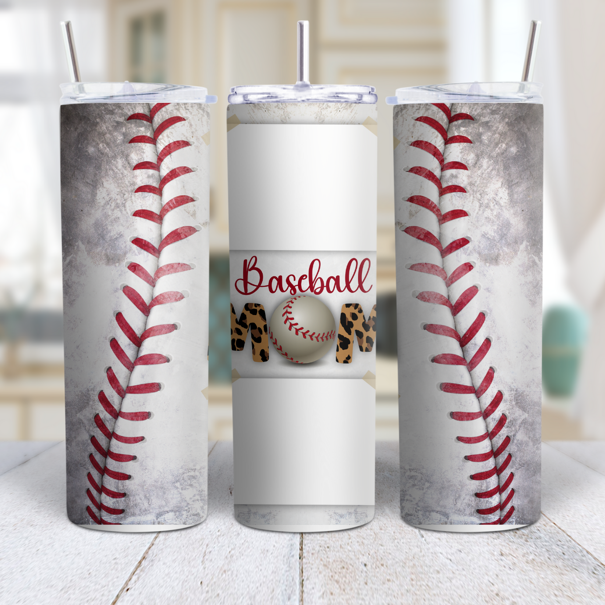 Personalized 20 oz Stainless Steel Baseball Mom Tumbler⚾️💖