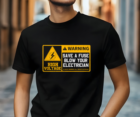 Save-A-Fuse Electrician T-shirt