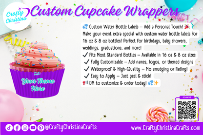 Custom Cupcake Wrappers