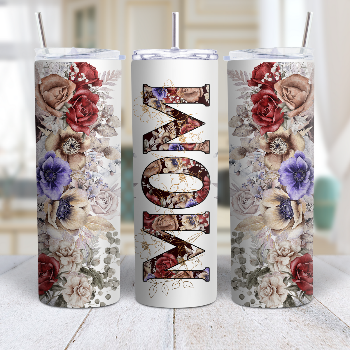 Personalized Mother’s Day & Grandma (GiGi, MeMe, MiMi, Nanny, Granny) 20oz Stainless Steel Tumbler 💖✨