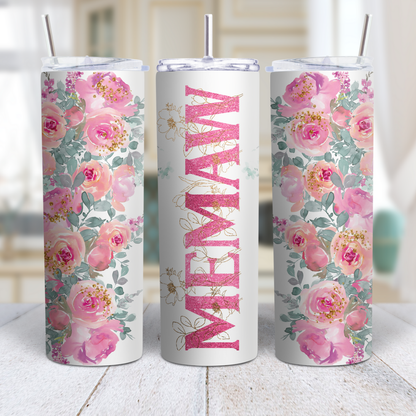 Personalized Mother’s Day & Grandma 20oz Stainless Steel Tumbler 💐💖